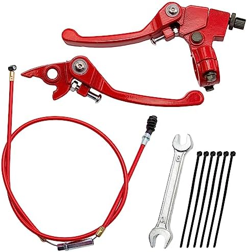 7/8" Folding Clutch Brake Lever Perch With Clutch Cable - Black For 110-150cc Dirt Bikes