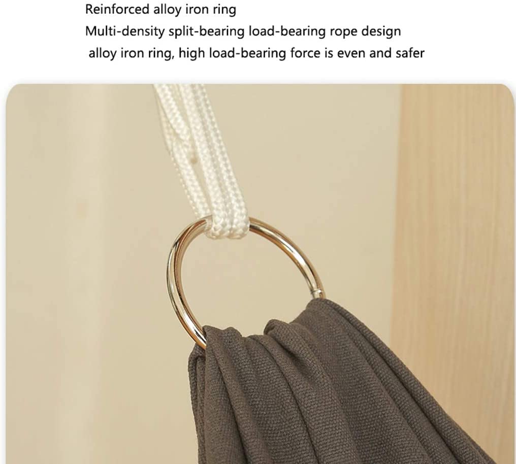 Hamak Ultralekki, Hammock Zapobieganie Wywróceniu Yard Ogród Podwórko Płótno Tkaniny Hamaki Wiszące Łóżko Huśtawka Na Patio Podróże Piesze Wycieczki Hamac na Kemping, na Zewnątrz(Purple)