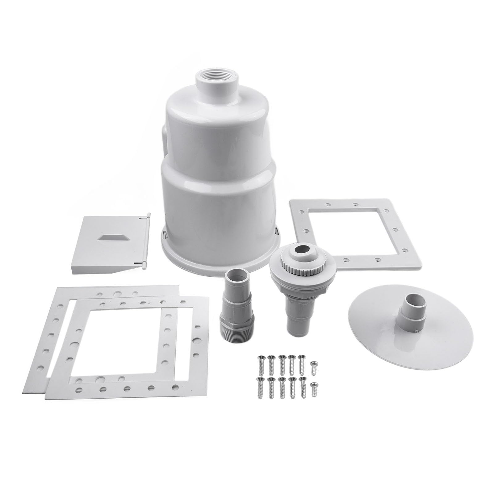 Repuesto de skimmer de piscina Hayward SP1091LX Dyna-Skim sobre el suelo, cesta de ABS resistente con vertedero y tapa