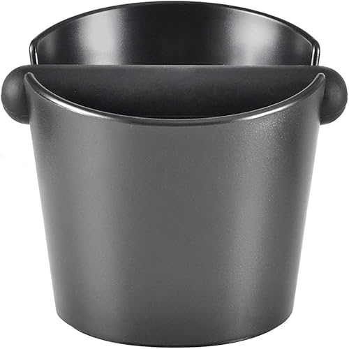 CAFEMASY Caja de café expreso – Pequeña caja de basura de ABS para café con barra desmontable