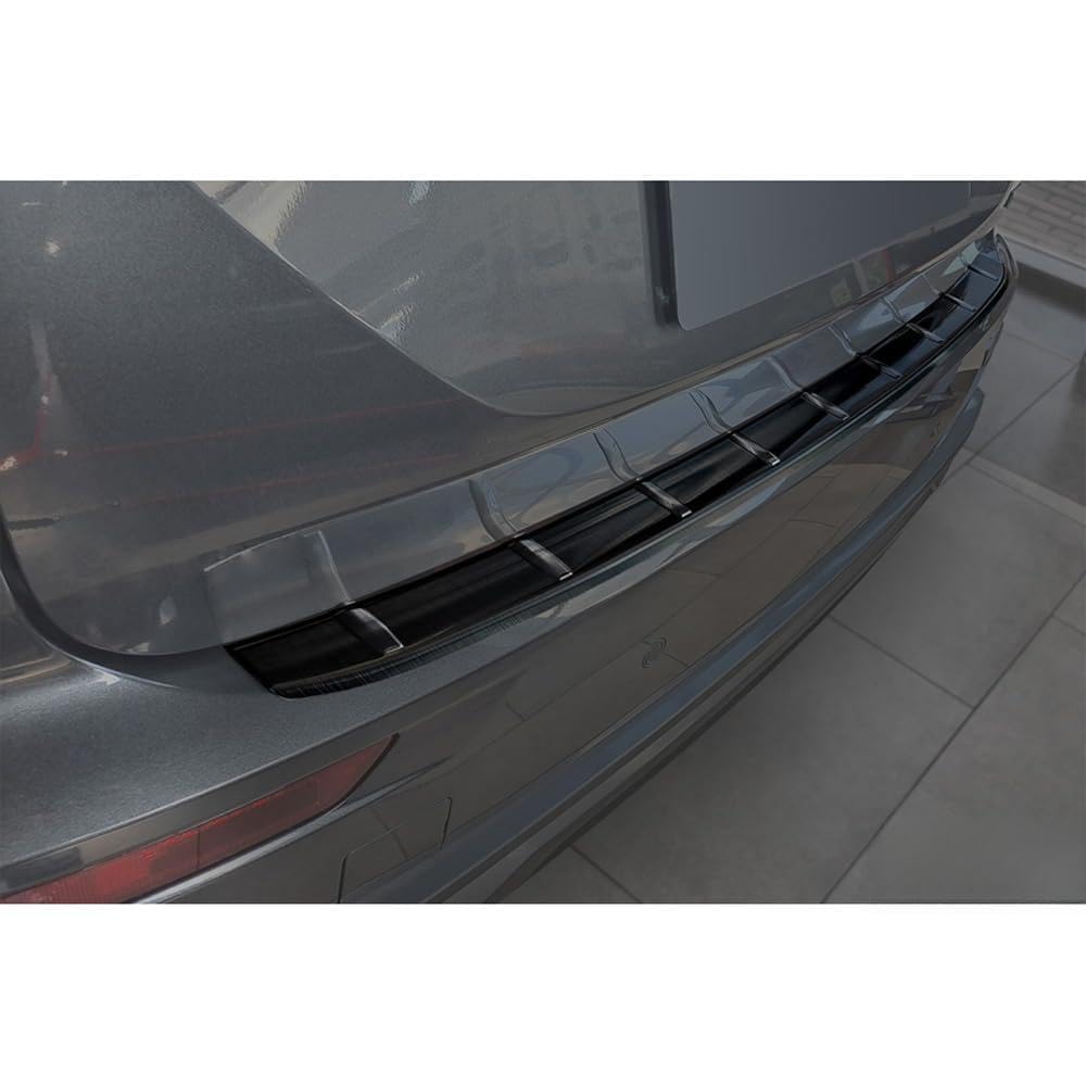 Avisa Stainless Steel Rear Bumper Protector compatible with Mitsubishi Outlander IV Facelift 2025- - Black