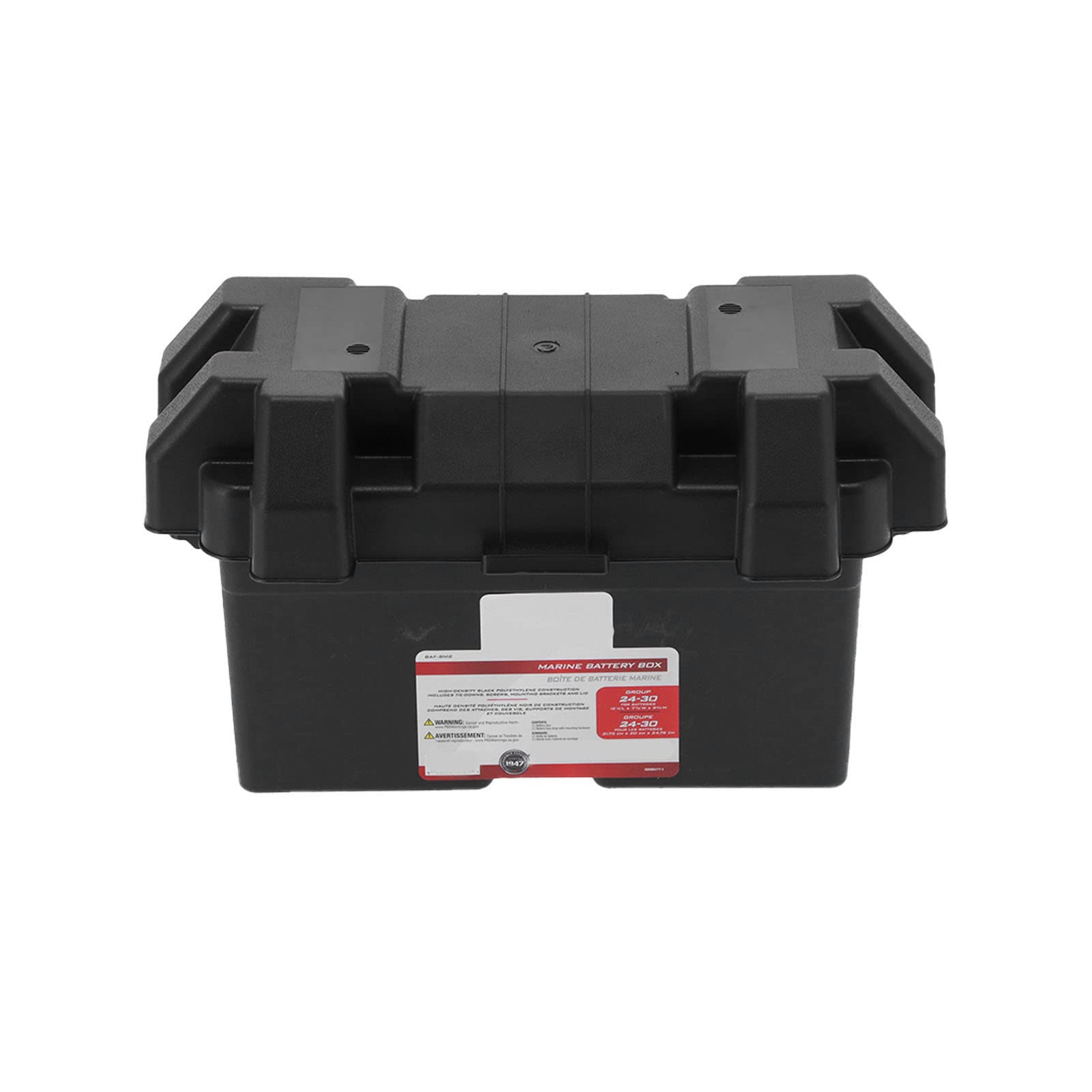 Batteriekasten, Universal Batteriehalterung Power Guard mit Riemen Wasserdichte Batteriebox für draußen für Boote, Kajaks, Marine, Wohnmobil, Anhänger, Automobile(29x20.5x20cm/11.4x8.1x7.9 Zoll)