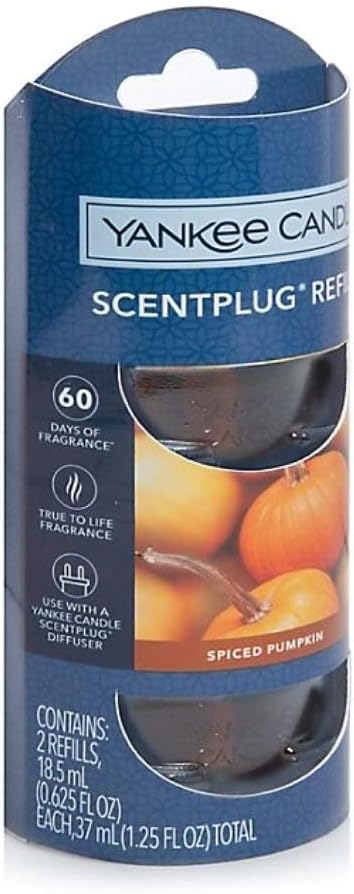 Yankee Candle Scentplug Refill (0.625 fl oz) (2 Count) (Spiced Pumpkin)