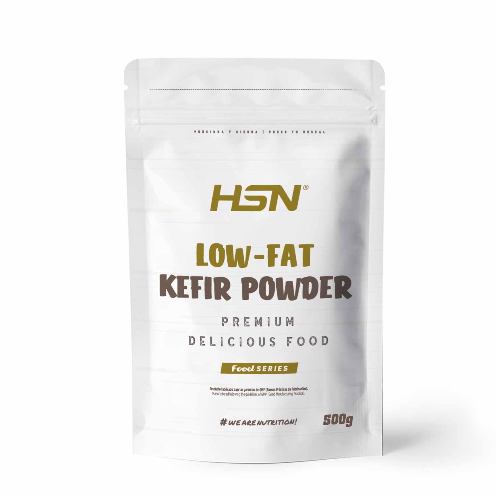 HSN Kéfir en Polvo | Sabor Natural 500g = 50 Servicios | 100% Natural Kéfir de Leche de Vaca Origen Unión Europea | Bajo en Grasa Sin Azúcares añadidos | No-GMO, Vegetariano, Sin Gluten