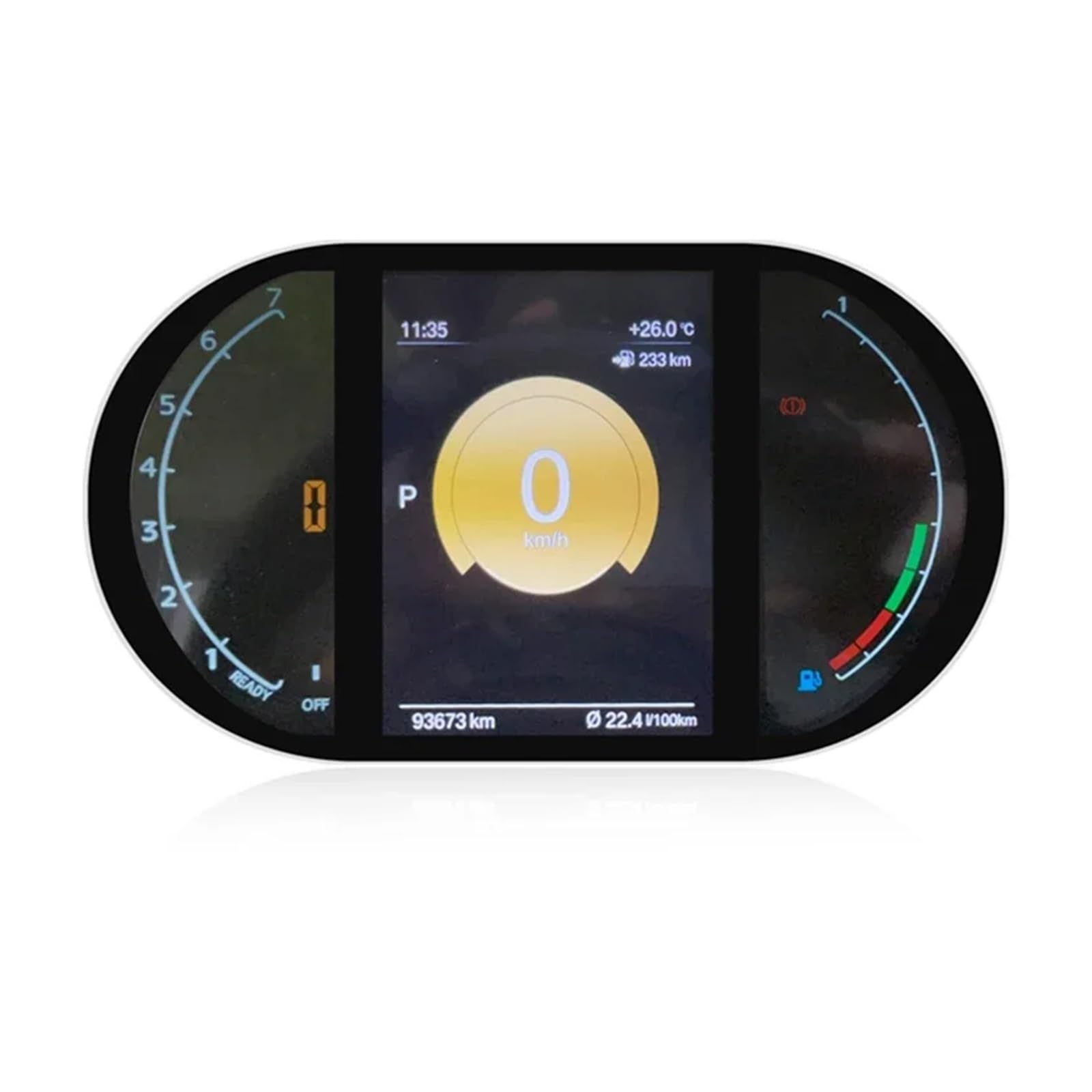 Cruscotto cluster sistema Linux compatibile con pannello strumenti LCD tachimetro digitale BMW MINI R55 R56 R58 R60 2007-2014 serie R