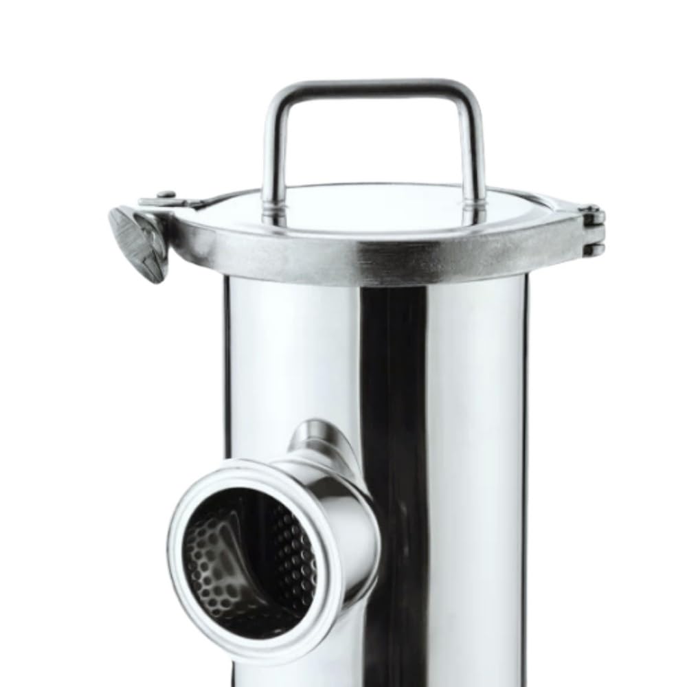 Winkelstück, 76 mm Rohr x 7,6 cm Tri-Klemme, Inline-Filtersieb, SUS304 Edelstahl, 100 Mesh