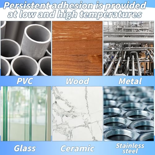 Image of Oleitodh 6 Pack Aluminum Foil Tape Bulk - 2 Inch x 55 Yards - 3.3mil Heavy Duty Metal Duct Tape, Aluminum HVAC Tape for Sealing & Patching, Air Ducts, Insulation Metal Repair, Professional Grade