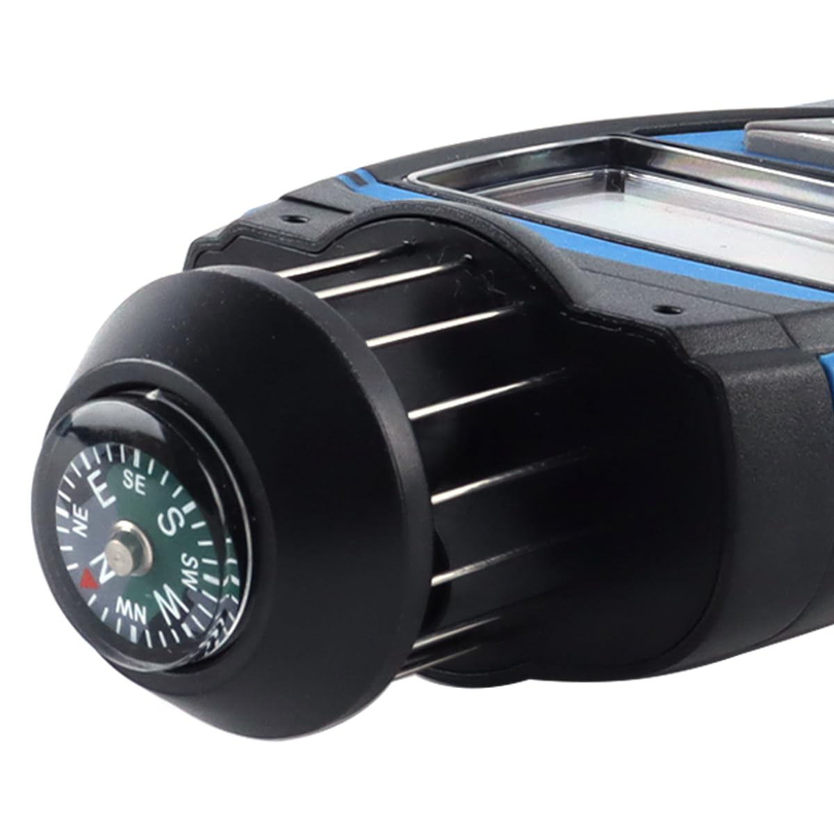 Qury Anemometro portatile ad alta precisione, misuratore di velocità del vento, 0,7-42 m/S, per HVAC con display LCD a bussola