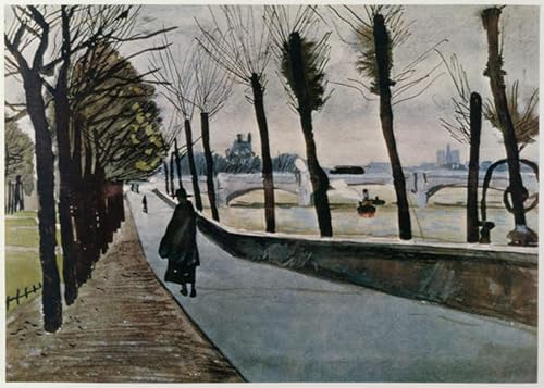 Tableau Quai du Louvre Paris par Albert Marquet impression sur toile 60x90cm