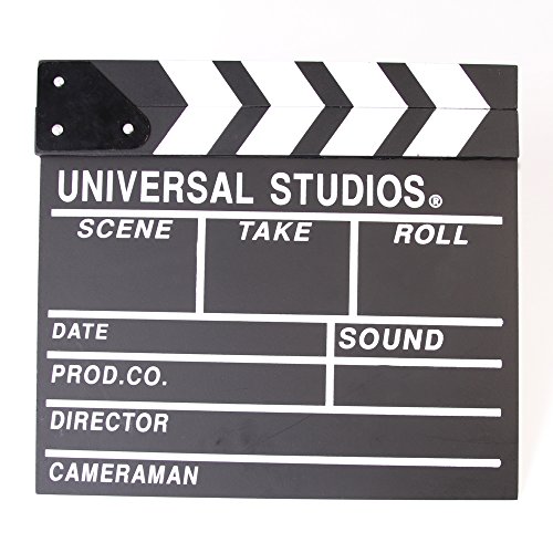 Foto4easy Professional Vintage TV Movie Film Clap Board Slate Cut Prop Director Clapper