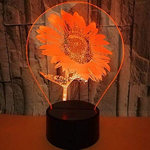 Amazon.com: YTDZLTD Creative 3D Sunflower Lamp Night Light 16