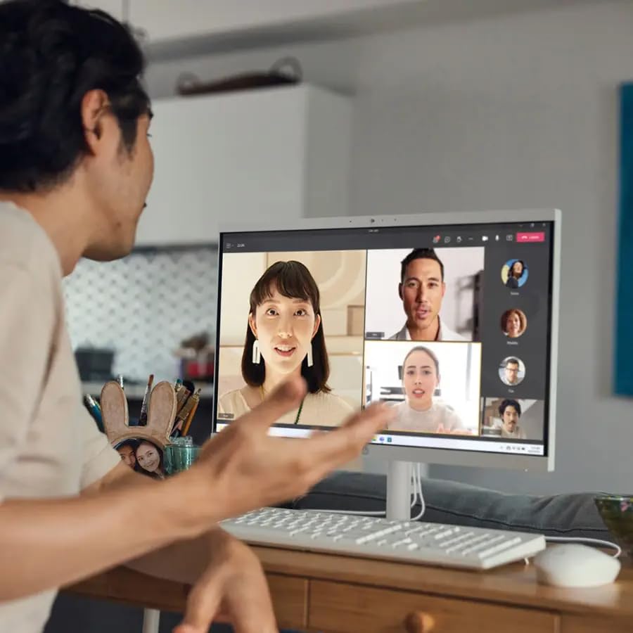 Image of HP All-in-One Desktop Computer - 21.5'' FHD Display, Intel Celeron J4025 Processor, Win 11 Pro, Wi-Fi 6, Bluetooth for Business & Students(16GB RAM |1TB SSD)