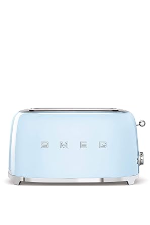 Smeg TSF02PBEU Toaster for Four Slices TSF02PBEU-pastel Pastel Blue
