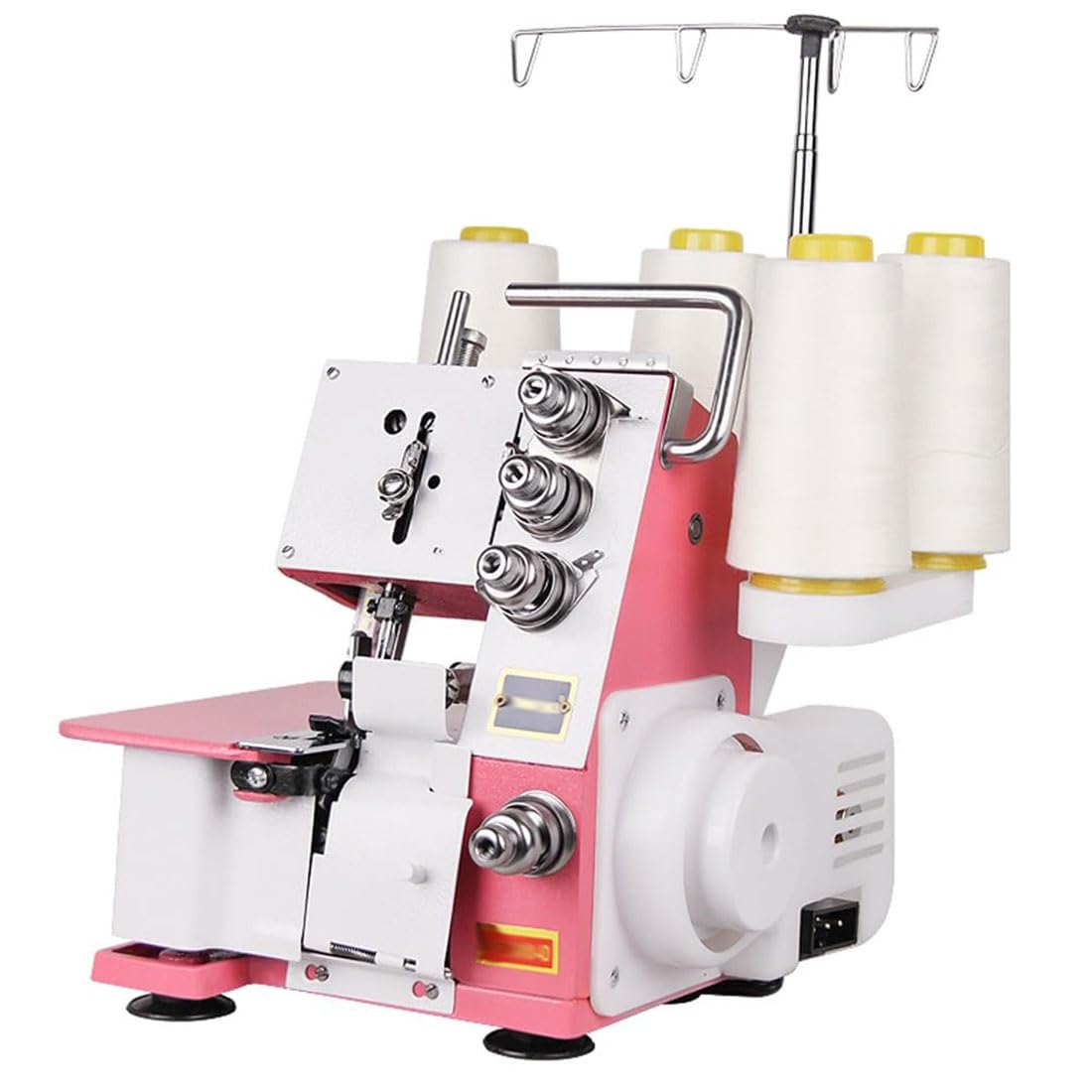 Electric Overlock Sewing Machine, 1200RPM Heavy Duty Sewing Machine with LED Light, Overlocker & Stitching Machine for Adults, 3.5mm Max Thickness Seam, Overlock Width 4mm/5mm
