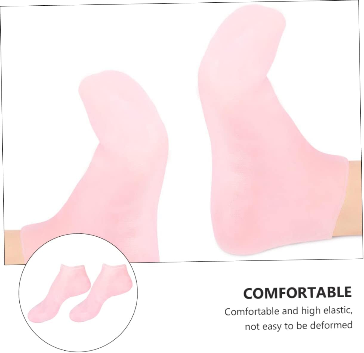 1Pair Moisturizing Rejuvenate Socks for Dry Feet Care Protective Sebs Socks for Nourishing and Sealing Skin for All Seasons