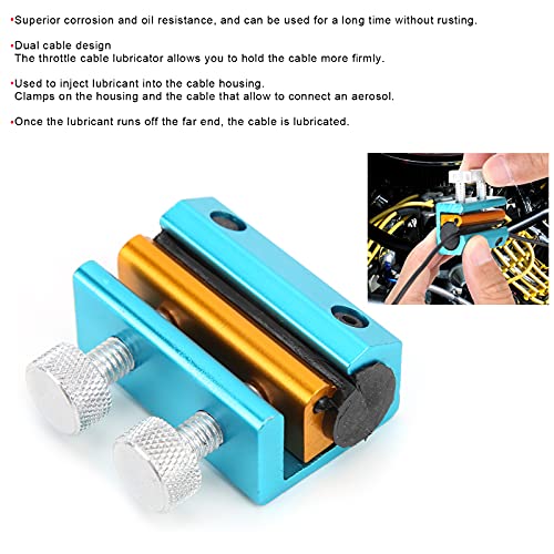 Ferramenta de Lubrificador de Cabo, KIMISS Motorcycle Dual Cable Oiler Luber Luber Lubrator Tool Lub