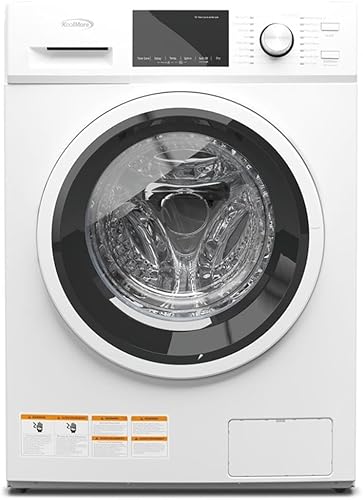 Miniatura 6 de Pemberly Row Combo de lavadora y secadora todo en uno de 2.7 pies cúbicos en blanco.