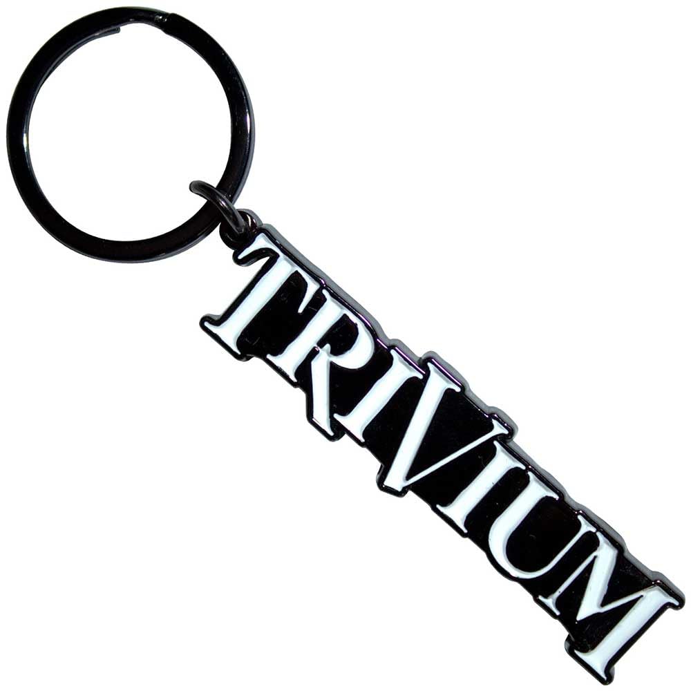 Rock Off officially licensed products Trivium Band Logo Black Keychain One Size