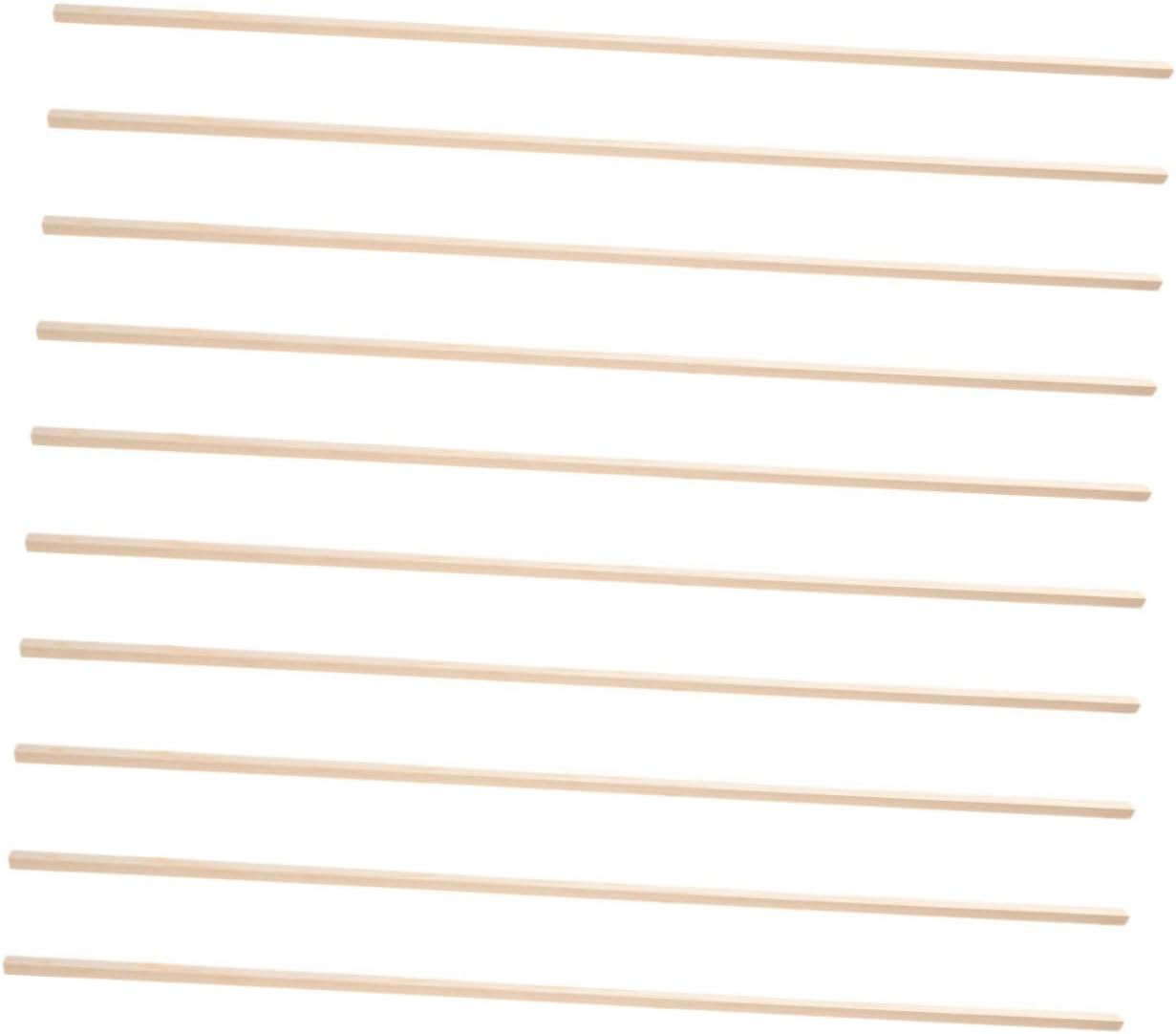 10pcs DIY Window Trim Kit Isosceles Triangle Wooden Strips Decorative for Windows and Screens