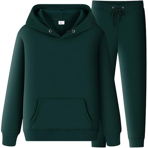 Sweatsuits For Men 2 Piece Tracksuits Casual Long Sleeve Sweatsuits Sets Long Pant Breathable Hooded Sweatsuits Tracksuits