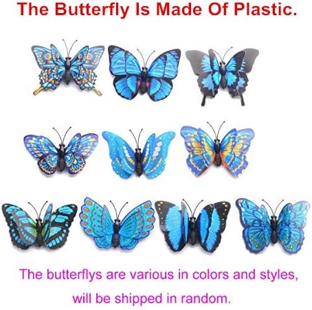 longsheng Crystal Suncatcher Butterfly Pendant Rainbow Maker Car Rearview Mirror Ornament Hanging Decoration Window Garden Chimes 2-Pack (mix 2pcs)