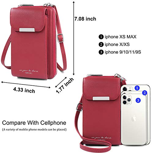 HNOOM Donna Borsa a tracolla per cellulare