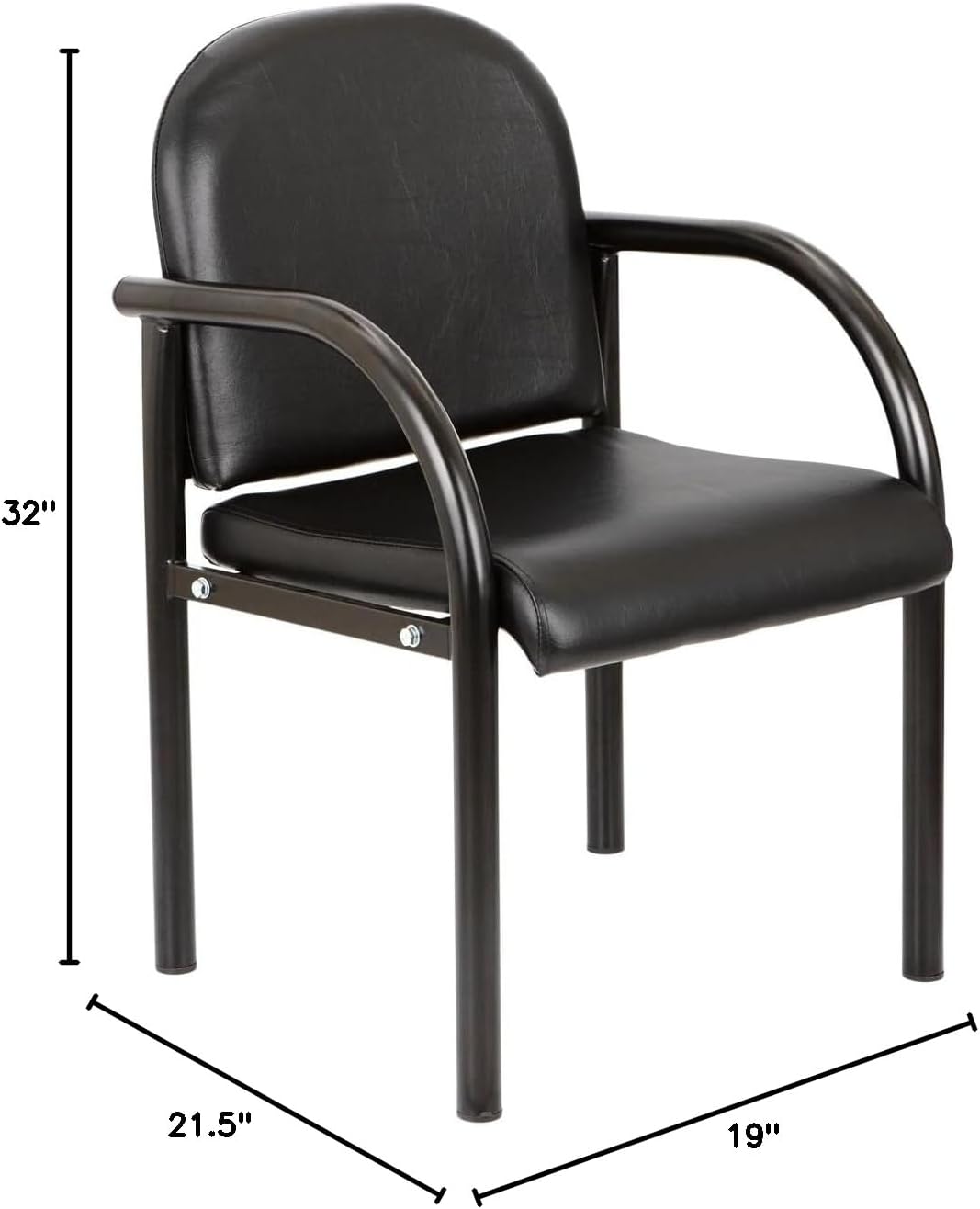 Buy-Rite Sara Reception Chairs, Set of 4, for Professional Salons, Barbershops & Spas, Feature Sturdy but Lightweight and Comfortable Seats, SY-9227A-Setof4