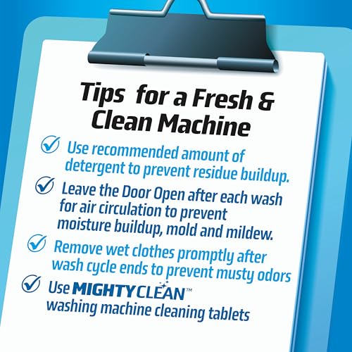 MIGHTY CLEAN Washing Machine Cleaner Tablets 24 Pack - 1 Year Supply, Septic Safe Washing Machine Cleaning Tablets, Washer Cleaner Tablet, Works with All Washers Including HE by MIGHTY CLEAN - Image 8