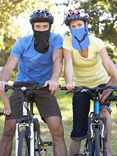 6 Pcs Ski Mask Full Face Cover Balaclava Summer Face Covering Ice Silk UV Protection for Men Outdoor Cycling Running Hood(Multiple Color) - Image 4
