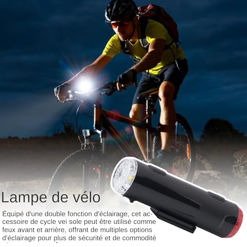 Lámparas de casco para bicicleta con 5 modos ajustables de iluminación LED 2