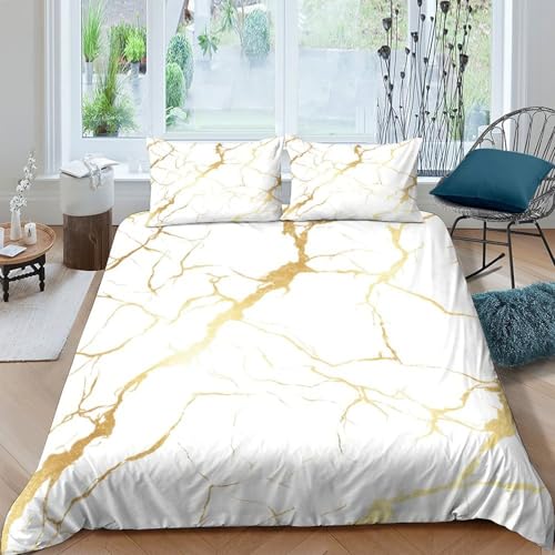 Housse de couette 140x200 cm au design abstrait moderne