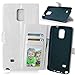 Produktbild Nancen Compatible with Handyhülle Galaxy Note 4 / SM-N9100 (5,7 Zoll) Lederhülle Neu Style Acht Farbe Weich PU Flip Case Ledertasche/Schutz Etui, Karten Slot Foto Wallet Hülle