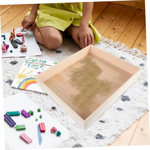 Boîte à sable carrée mini robuste pour freiner le désordre du jeu