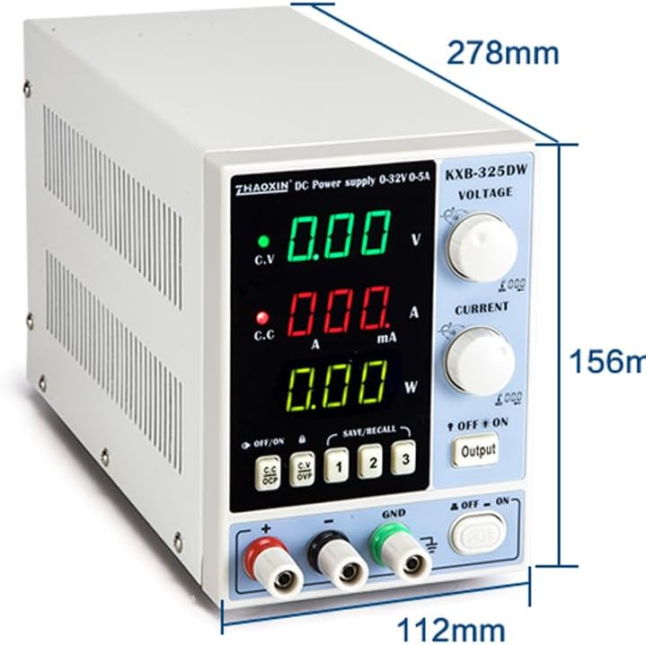 ZHAOXIN KXB Series Adjustable DC Power Supply Lab Bench Power Supply KXB-325DW Output 32V/5A