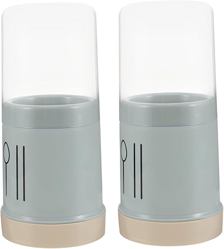 PRETYZOOM Jaula de palillos de acero inoxidable para utensilios de cocina, cesta escurridor de cubiertos, estante de secado para utensilios de