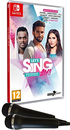 Let's Sing 2018 Hits Français et Internationaux jeu PS4 avec 2 micros