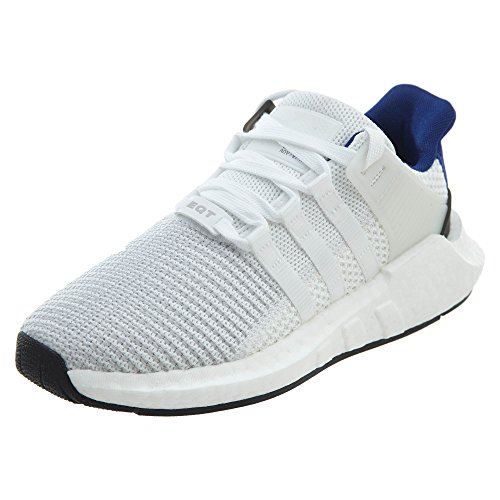 Adidas Originals Men's EQT Support 93/17 Athletic Shoe, White/White/Black, 9 M US