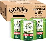 Greenies Dental Treats Original Medium – Zahnpflegesnacks für mittelgroße Hunde von 12-22 kg –...