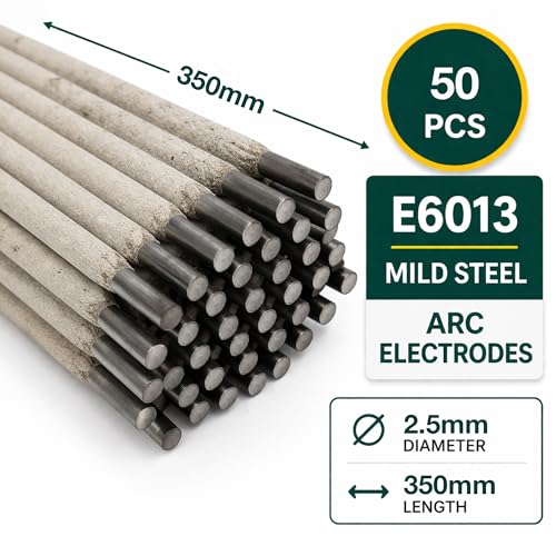 Image of MKGT General Purpose E6013 ARC Welding Electrodes Rods for Mild Steel by (2.5mm, 50)