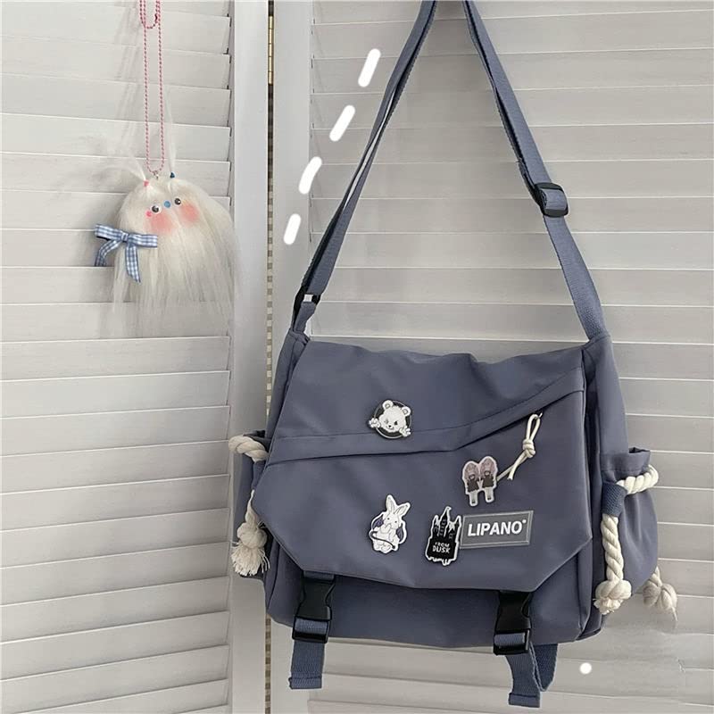 Bolso bandolera de nylon kawaii para mujer miniatura 4