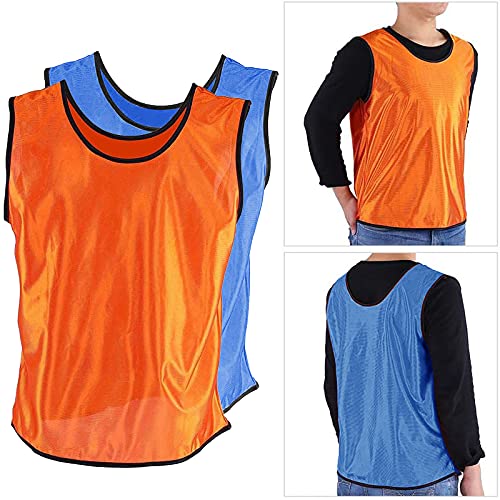 Betecent Scrimmage Team Training Vests Pinnies,Practice Jerseys,Soccer Jerseys For Multiple Sports-Basketball,Soccer,Volleyball (12 Pack, Adult) Large #TOP3