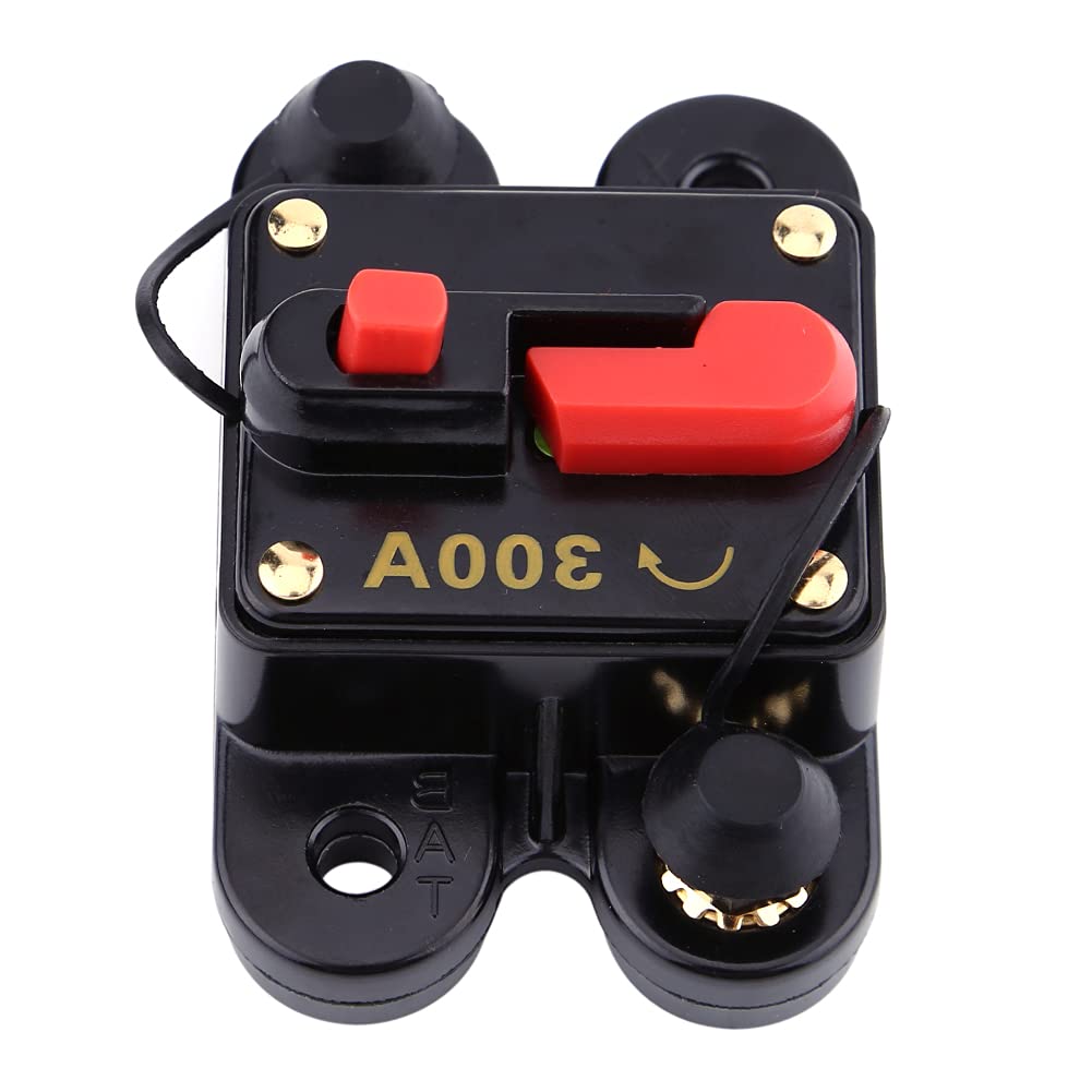 Wyłącznik Automatyczny 12 V-24 V 80-300A Automatyczny Wyłącznik Bezpiecznika Reset Ręczny, do Ochrony Samochodu i Wzmacniacza łódź Morska Rower Stereo Audio Reset Bezpiecznik(300A)