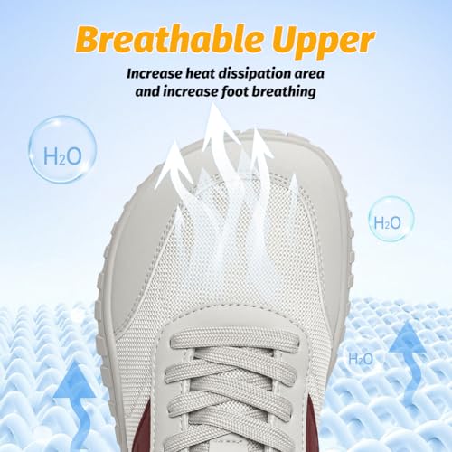 Image of HOBIBEAR Wide Barefoot Shoes for Womens Mens Minimalist Trail Running Hiking Sneakers Comfortable Lightweight