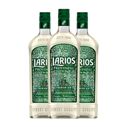Ginebra Larios Provenzal 70 cl (Caja de 3 Botellas de 70 cl)