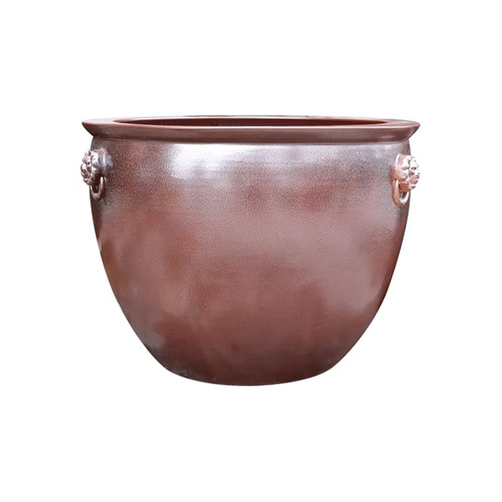 pecera Pecera De Cerámica, Nenúfar, Cuenca De Loto, Sala De Estar, Tanque De Tortugas, Patio, Tanque De Agua Grande con Orejas De León Al Aire Libre, Cuenca De Árbol Pecera Moderna