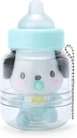 Amazon サンリオ Sanrio ポチャッコ ベビーマスコットホルダー ほ乳瓶 8594 おもちゃ おもちゃ