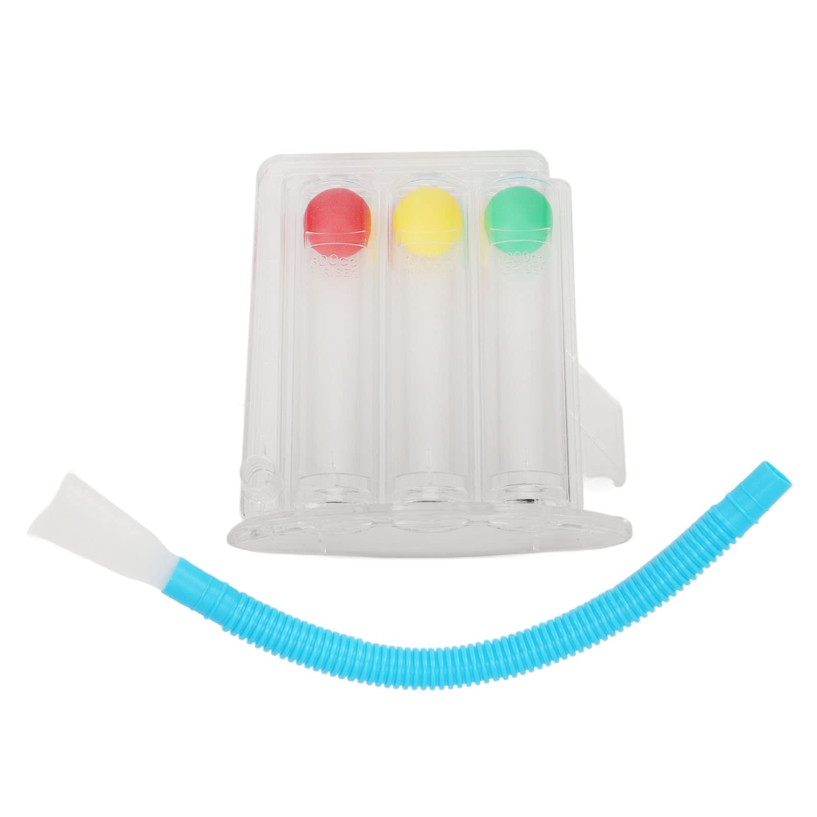 Breathing Exercise Device for Lungs, 600ml 900ml 1200ml Deep Breathing Lung Recovery Exerciser Trainer Breathe Easier Respiratory Muscle Trainer Lung Capacity Expander