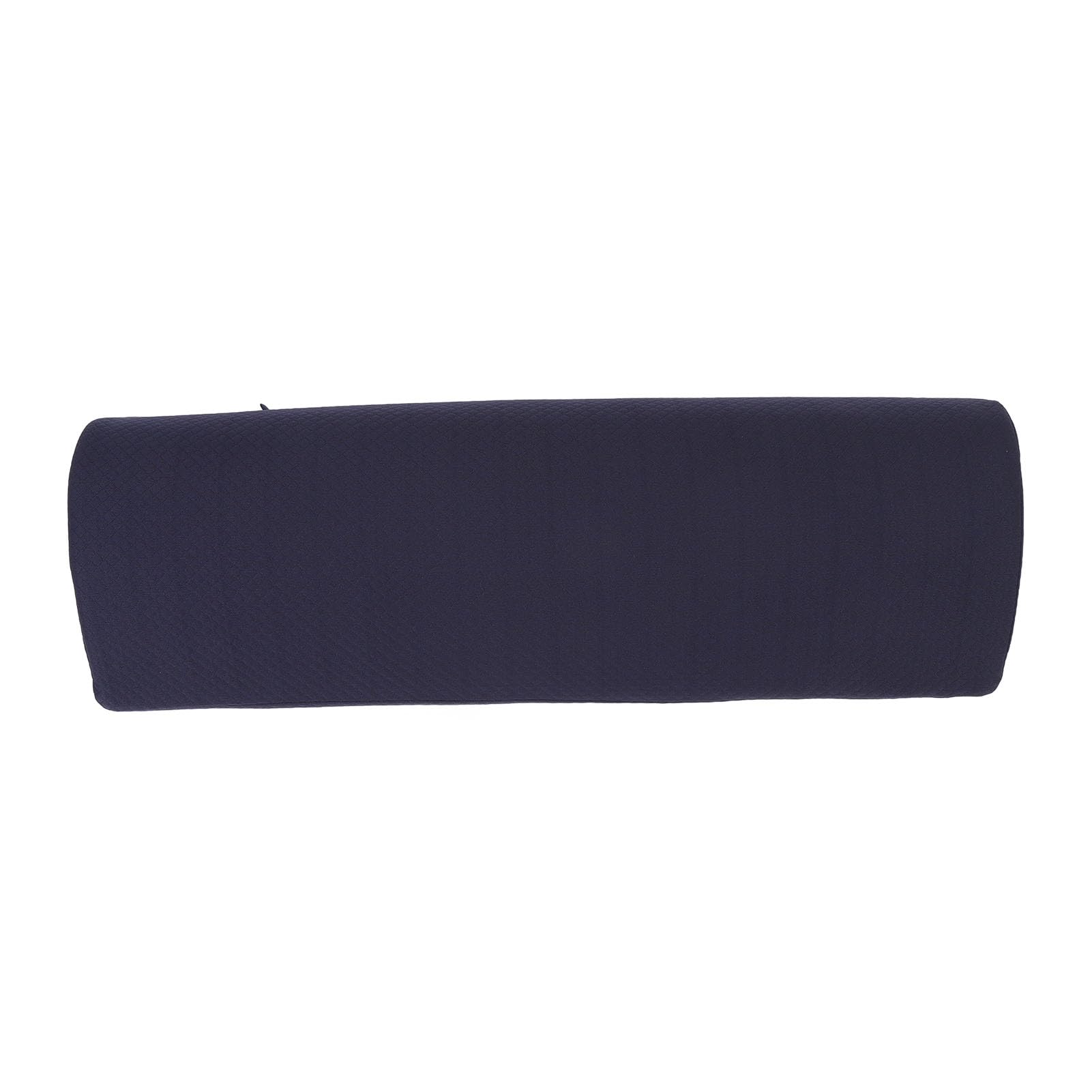 Almohada para elevación de piernas de Forma de Medio Cilindro, Almohada de Apoyo para Las piernas al Dormir, Almohada ergonómica de Espuma viscoelástica para la Rodilla con Funda (Azul)
