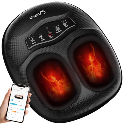 CuPiLo Foot Massager with Heat & App Control for Neuropathy