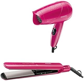 Philips HP 8643 Hair Straightener and Hair Dryer Combo Pack (Miss Fresher's Pack)